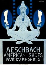 Art-Print-Aeschbach-American-Shoes-Schoellhorn-41x59In-vertical-Image-on-Paper-