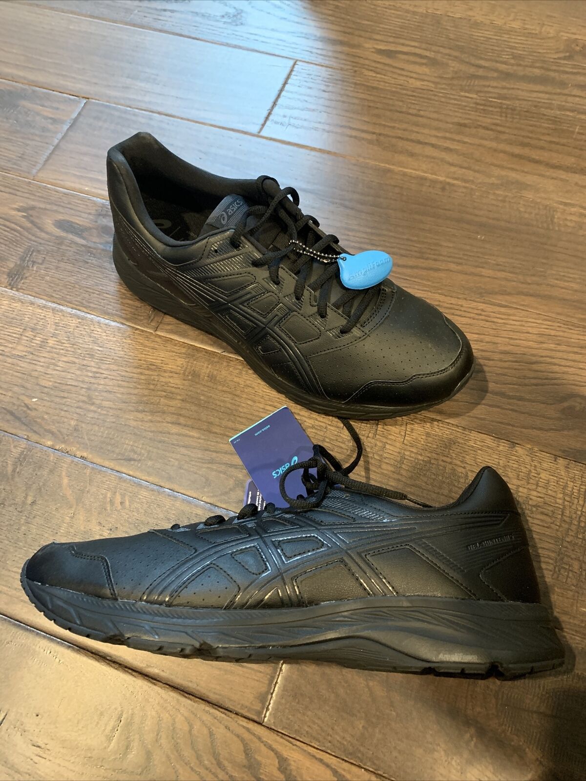 ASICS Gel-Contend 5 SL Walking Shoes Men's Size 14 Black/ Graphite Grey 1131A036