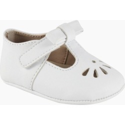 Baby Deer Brynna White T-Strap Baby Shoes for Girls