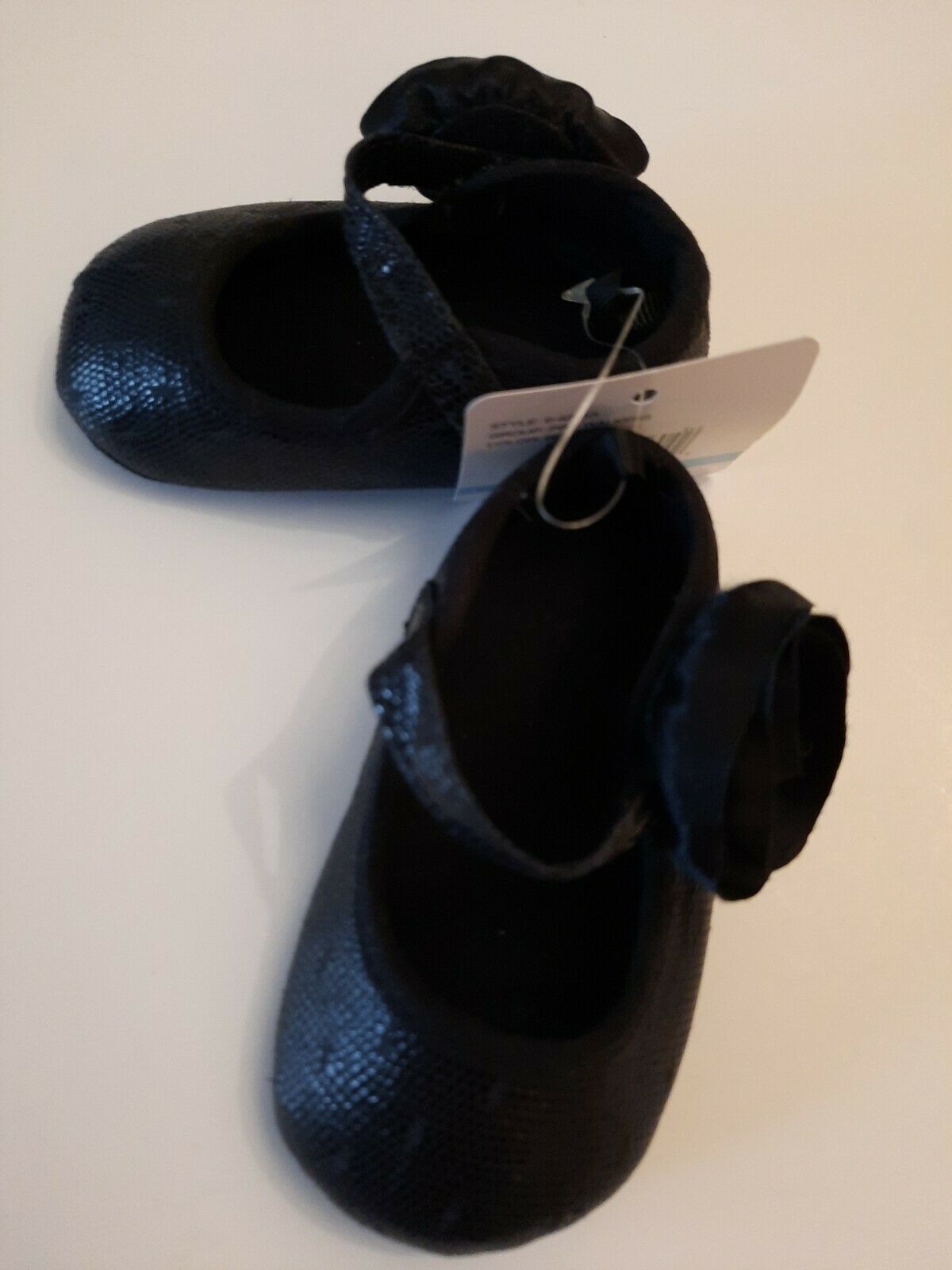 Baby Girl Black Dress Shoes - Size 6 months- NWT