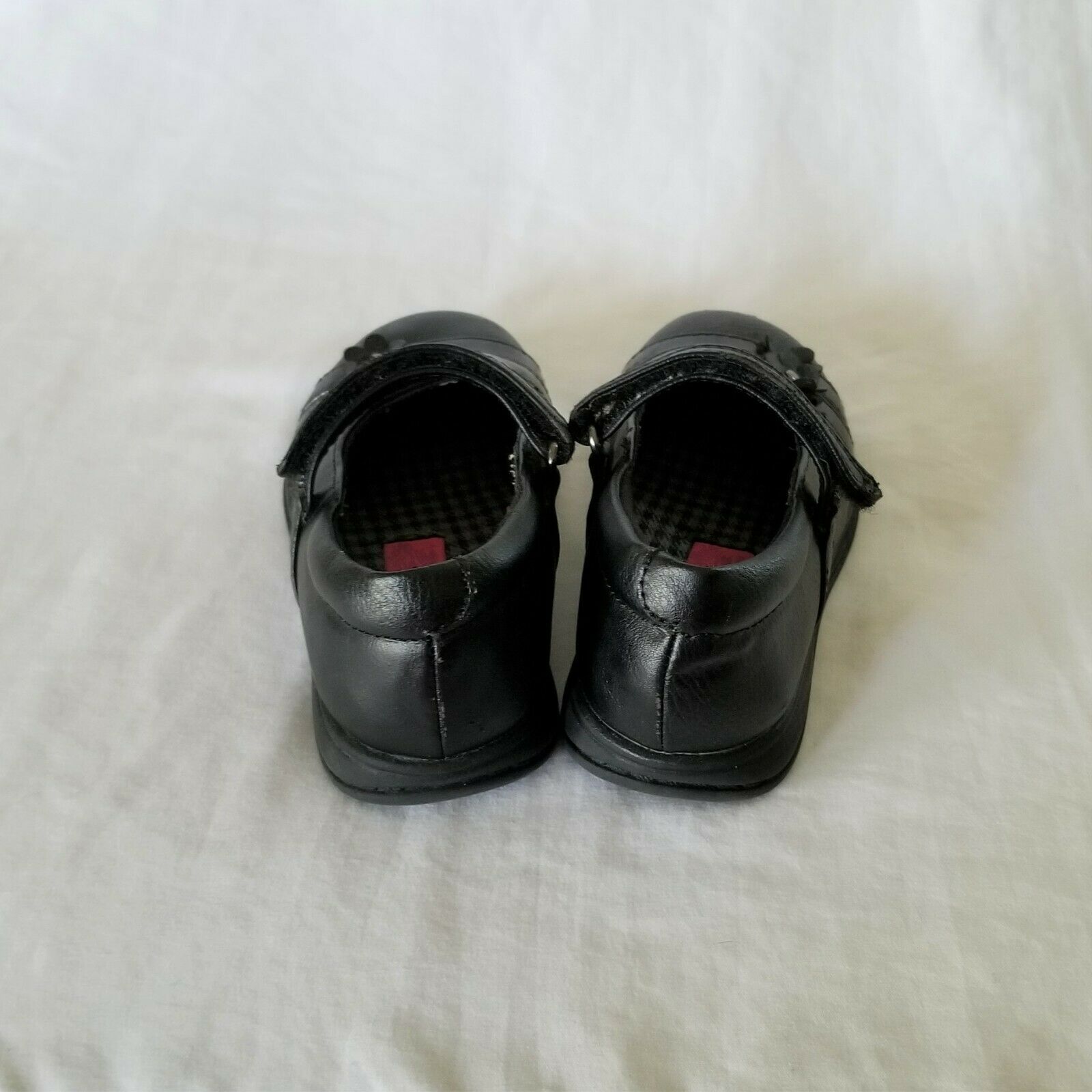 Baby Girl Toddler Rachel Shoes Black Uniform Dress Shoes Size 6 M