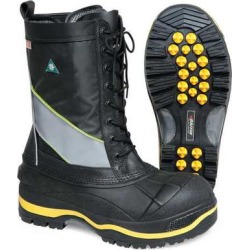 BAFFIN POLA-MP01-BK2 Winter Boots,Mens,12,Lace,Steel,PR