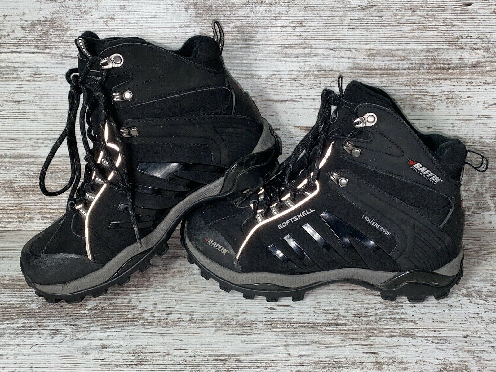 Baffin Zone Casual Hiking Work Safety Black Boots Winter Workwear Mens Size 8
