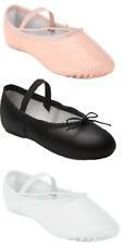 Ballet Dance Leather Shoes Full Sole Children's & Adult's Sizes