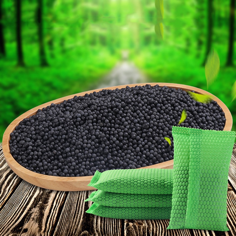 Bamboo Charcoal Bag Natural Smelly Removing Activated Carbon Closet Shoe Refrigerator Deodorant Air Freshener Mold Odor Purifier