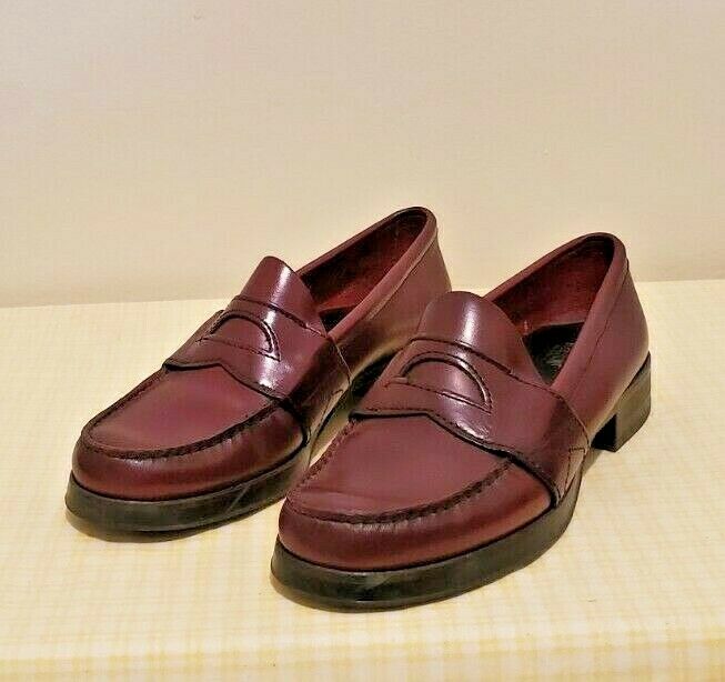 Bass Weejuns Leather Loafer Shoes Women's Size 7 Dressy Casual Workwear