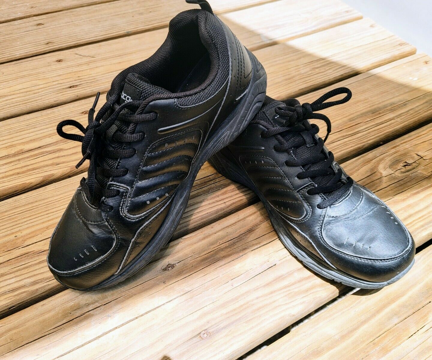BCG Academy Black Ultra Lite Walking Shoes RevitaSole Sneaker Athletic Men's 10
