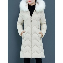 Berrylook Fashion Winter Mid-length Cotton Coat online, clothing stores, Long Coats, warm coats for women, coats & jackets