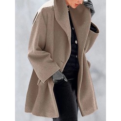 Berrylook New Warm Fashion Multi-Color Shawl Collar Coat online sale, shop, dress coats for women, winter jackets for women on sale