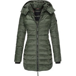 Berrylook Winter Casual Solid Color Cotton Coat online shop, shop, Long Coats, womens winter coats, long jackets for women