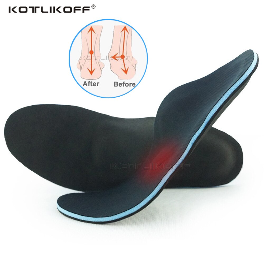 Best Orthopedic Insoles For Feet Arch Support Relieve Flat Feet X/O Type Leg Correction Plantar Fasciitis Shoes Pad Care Inserts