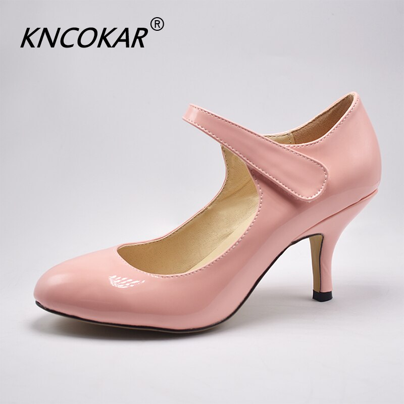 Big sale clearance fashion classic patent leather 6CM shallow mouth women's shoes women's shoes popular style