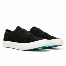 Blowfish Malibu Marley Canvas Slip On Sneaker Shoes Sweet Black Color Washed