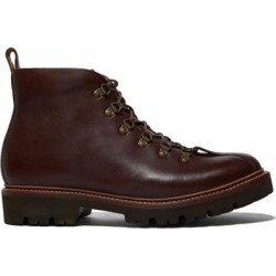Bobby Grained Leather Hiking Boots - Brown - GRENSON Boots