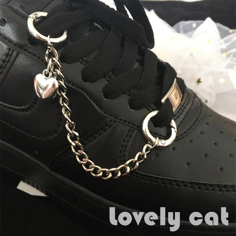 Brand Designer Sneaker Charms DIY Metal Shoes Charms for Nike Air Force 1 Vintage Punk Cool Shoes Chain Decoration New Arrivals