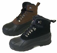 Brand New Men's Winter Boots Leather Warm 6" Insulated Hiking Snow Shoes Sizes