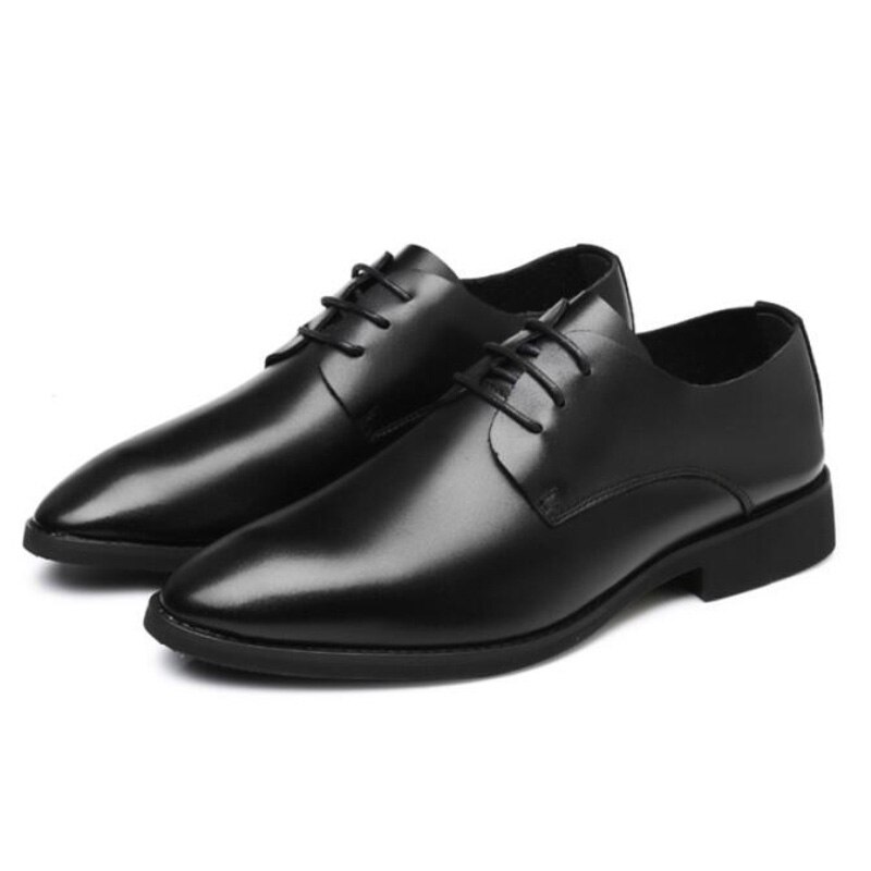 British Youth Men Dress Shoes Pointed Breathable Men's Business Shoes Gentleman Party Shoes Male