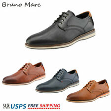 Bruno Marc Mens Casual Shoes Round Toe Classic Lace-up Oxford Shoes Dress Shoes