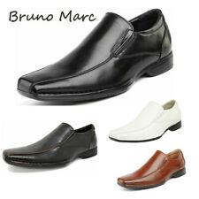 Bruno MARC Men's Classic Square Toe Loafers Oxford Formal Slip On Dress Shoes