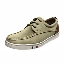 Bruno Marc Mens Fashion Casual Shoes Low Top Canvas Lace up Driving Boat Shoes