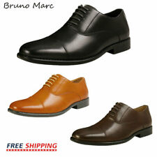 Bruno Marc Mens Leather Dress Shoes Formal Classic Lace-up Business Oxford Shoes