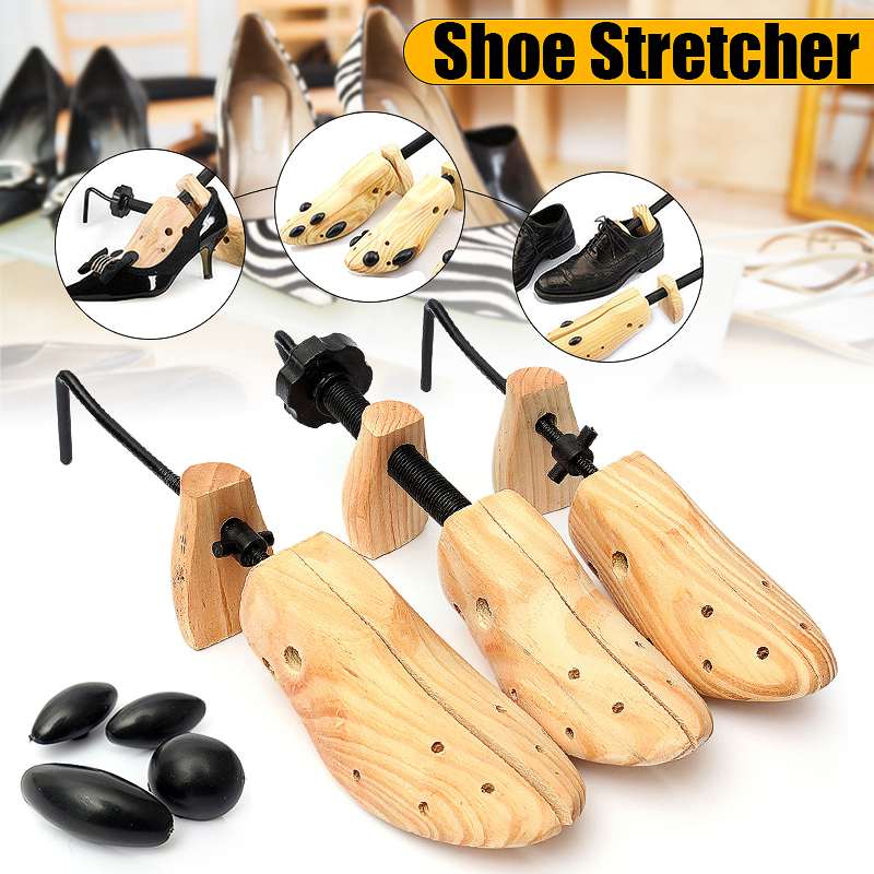 BSAID 1Piece Unisex Shoe Stretcher Shoes Tree Shaper Rack, Adjustable Wooden Pumps Boots Expander Trees Size S/M/L For Women Man