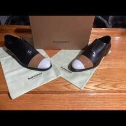 Burberry Shoes | Designer Dress Shoes | Color: White/Silver | Size: 46