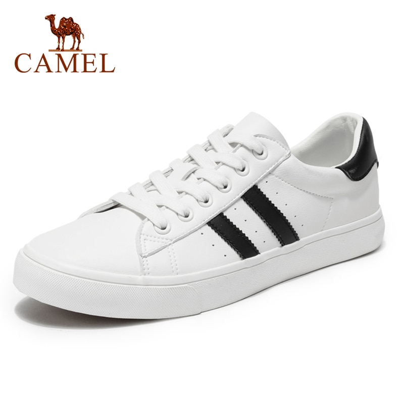 CAMEL Women Men Fashion Flat Shoes Lightweight Breathable White Sneakers Shoes Women's Canvas Shoes Men's Leisure Sports Shoes
