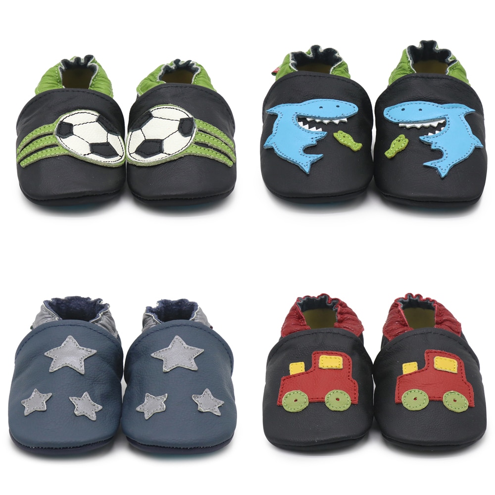 Carozoo Rubber Soled Leather Shoes Children's Slippers Baby's First Walking Shoes Antiskid Children's Shoes