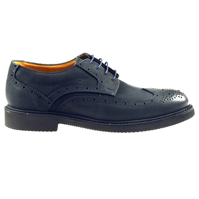 Casual Shoes for Men 100% Inner Outsole Leather Eva Sole Orthopedic Lace-Up Nubuck Navy Blue Color Suitable For Foot Anatomy Comfortable Normal Fit Fashion Business Classic Shoes Wholesale 030101