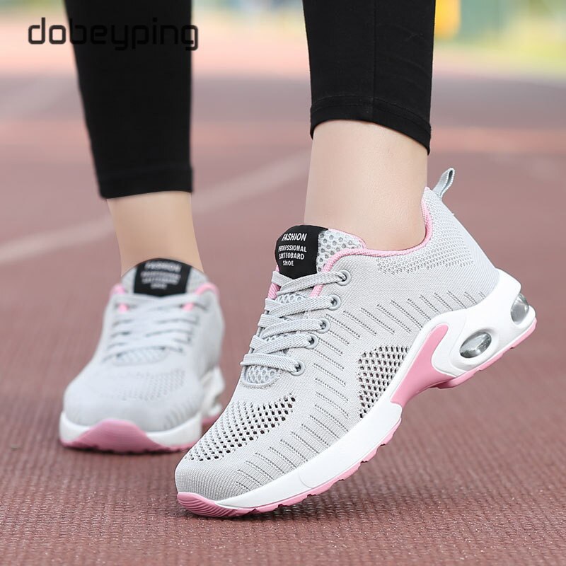 Casual Women Mesh Sneakers Lace Up Female Flats Shallow Breathable Woman Walking Shoes Cuts Outs Ladies Fashion Comfort Footwear