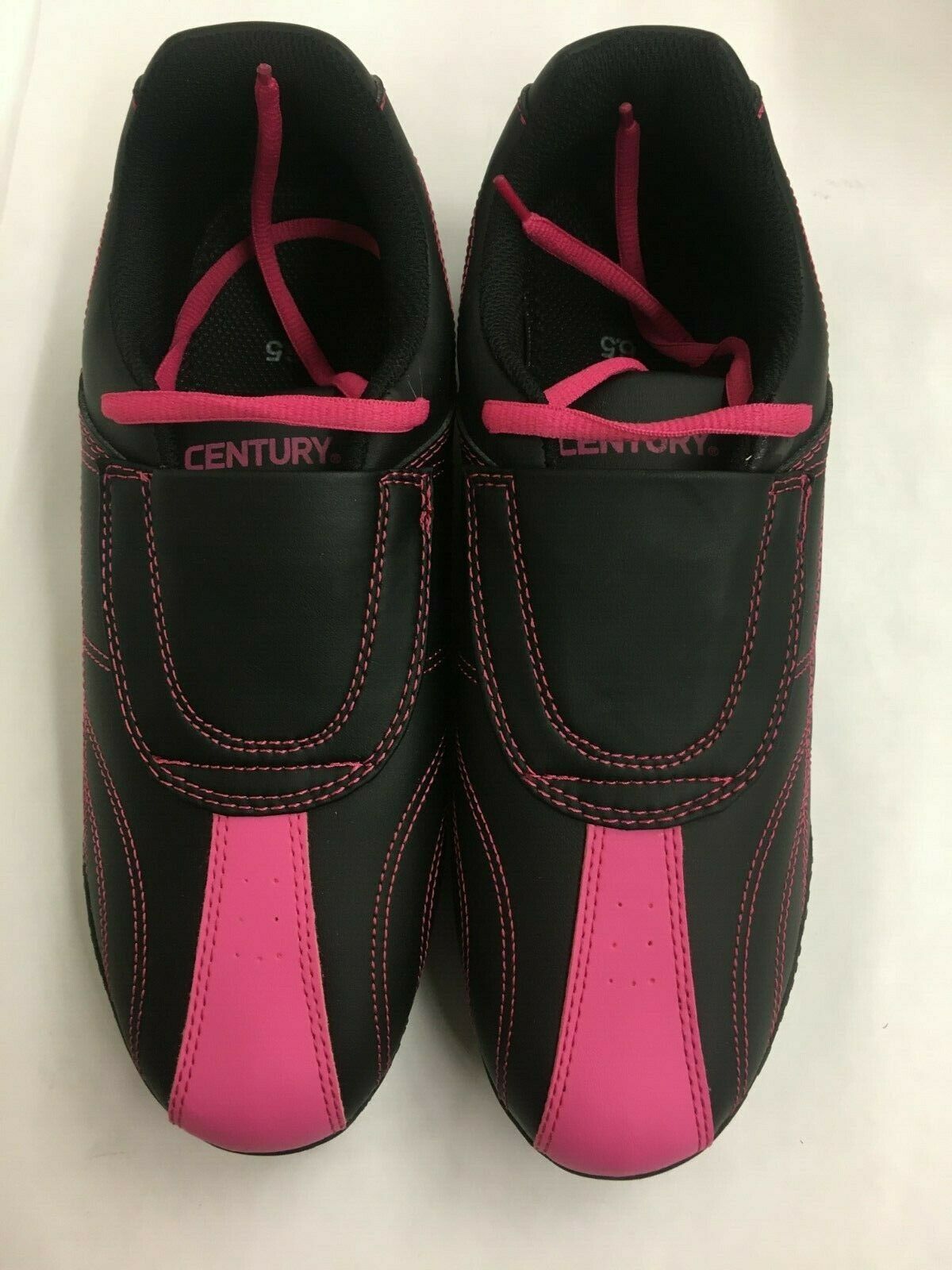 Century Lightfoot Martial Arts Sparring Shoes - Black Pink - Size 6.5 Women's