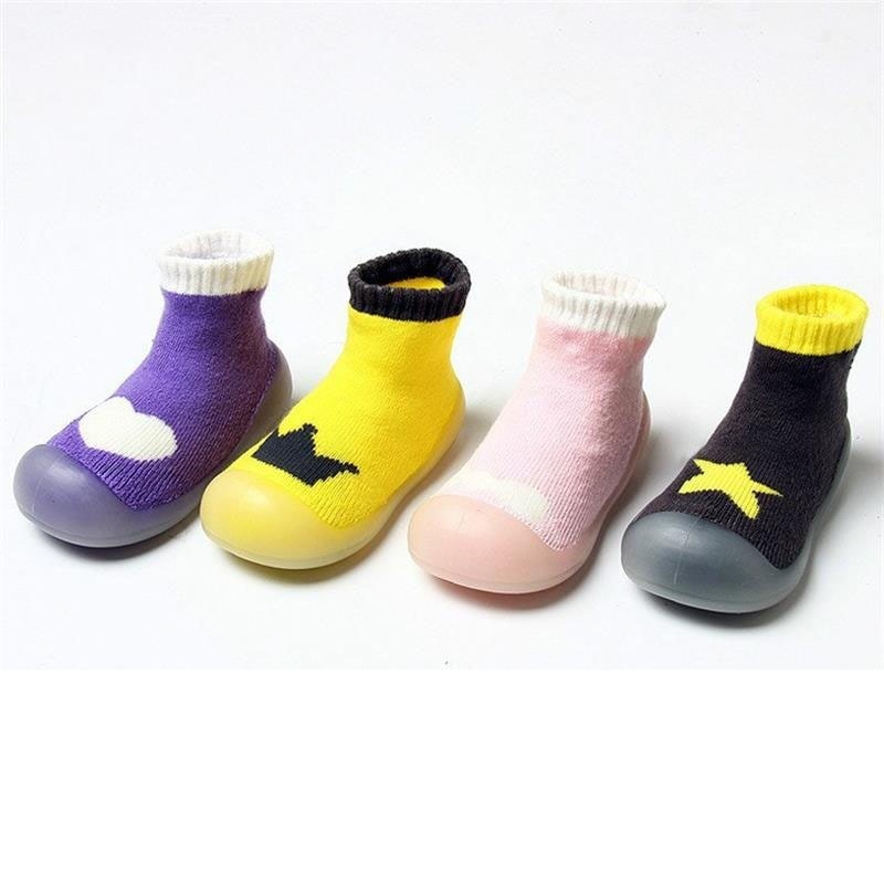Children's walking shoes floor socks baby socks shoes soft soled cartoon towel socks shoes baby walking socks shoes