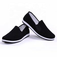 Chinese Kung Fu/Tai Chi Shoes Black Slip on Canvas Slippers Men's and Women's