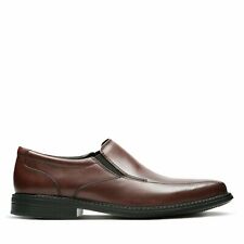 Clarks Mens Bolton Free Brown Leather Formal Shoes