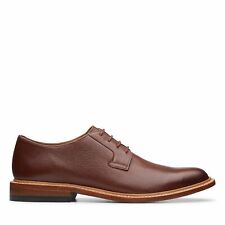 Clarks Mens No16 Soft Lace Brown Leather Shoes