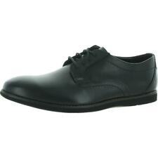 Clarks Mens Raharto Plain Leather Dressy Office Oxfords Shoes BHFO 2835