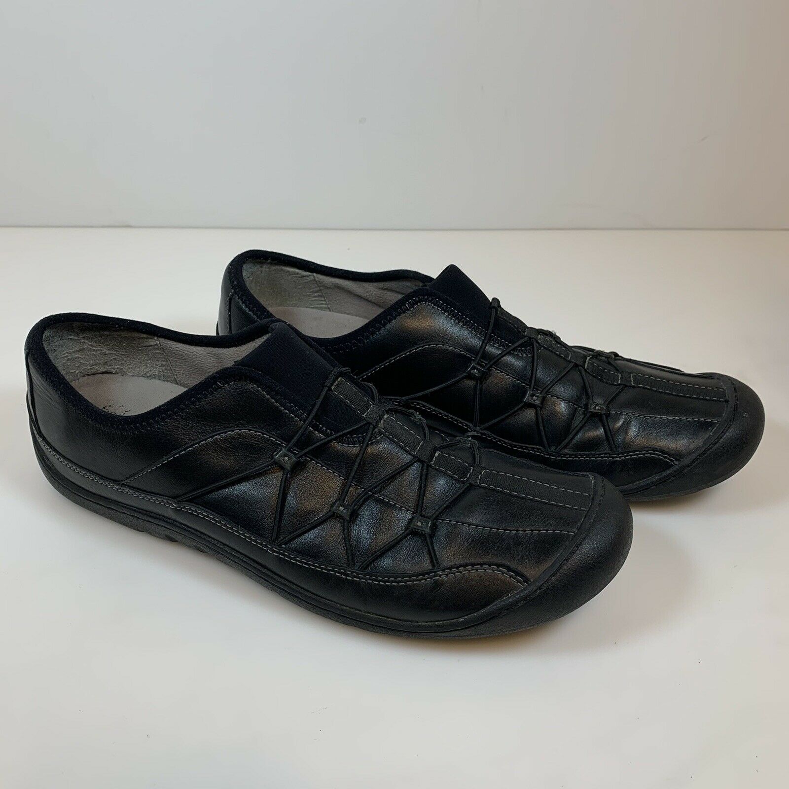 Clarks Shoes Springers Women’s Slip On Casual Low Heel Black Size 11 M