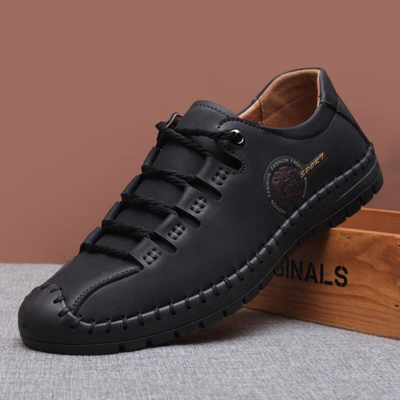 Clearance Sale Fashion Men Casual Shoes PU And Split Leather Designer Shoes