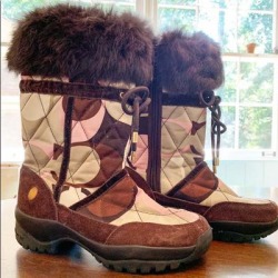 Coach Shoes | Coach Boots With Vibram Soles. Never Been Worn. | Color: Brown | Size: 5.5