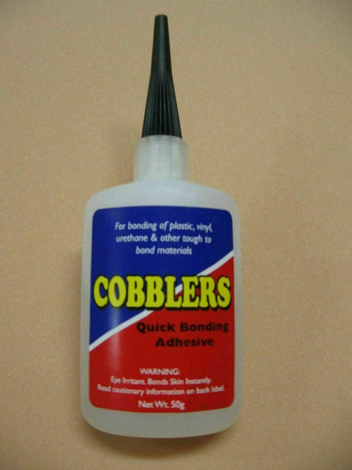Cobblers Quick Bonding Super Glue Instant Shoe Repair Adhesive 50 gr/ 2 oz NEW