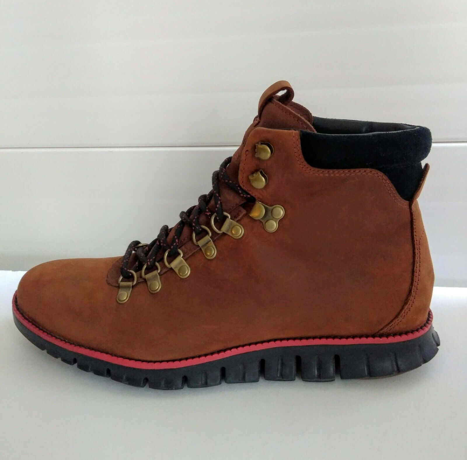 Cole Haan Men's Zerogrand Hiker Wr Ii Size 9.5 Hiking Boot Dark Coffee C28734