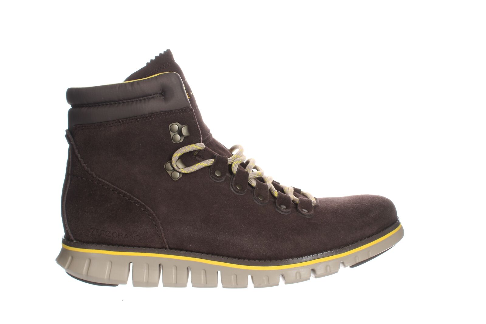 Cole Haan Mens Zerogrand Suede/Lemon Hiking Boots Size 9.5 (2178799)