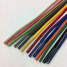 Colored Waxed Cotton Dress Shoelaces Round Oxford Shoe Laces Strings Shoestrings