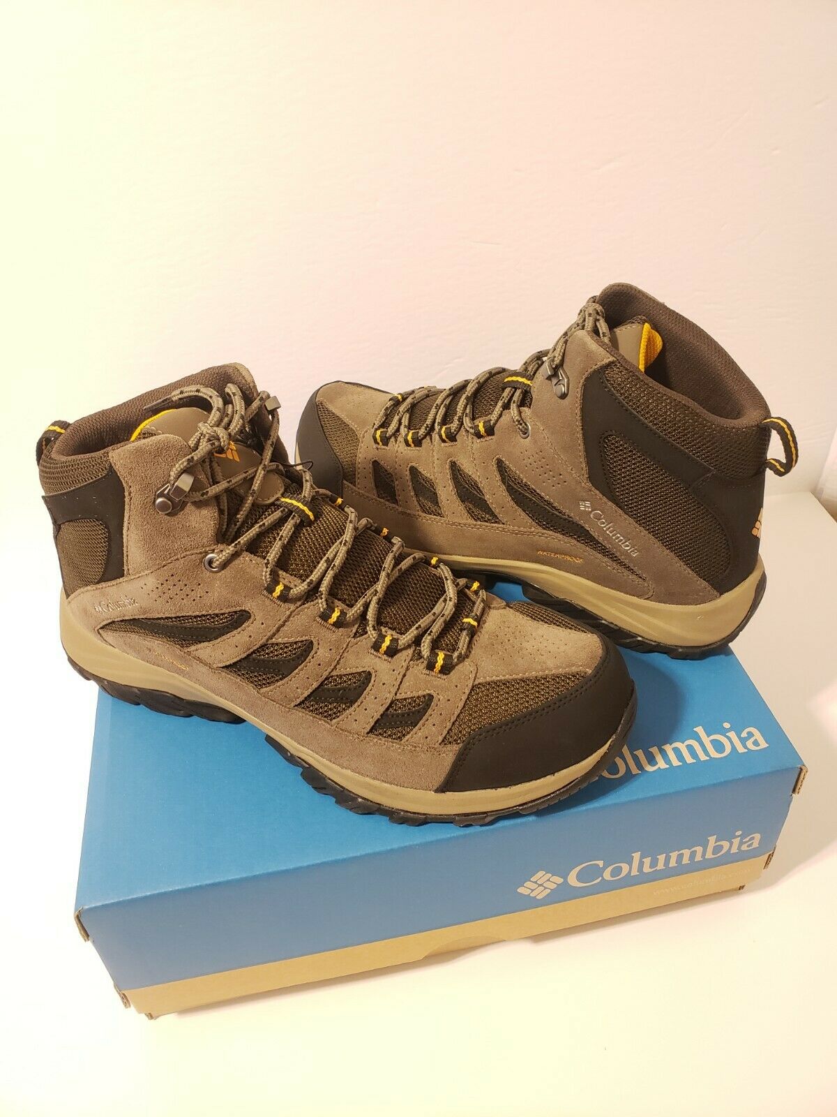 Columbia Crestwood Mid Waterproof Hiking Boot Mens US 8 Wide Shoes Sneakers