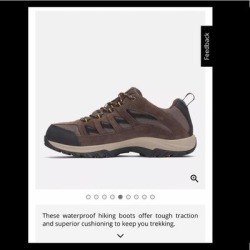 Columbia Shoes | Columbia Crestwood Waterproof Leather Hiking Shoe | Color: Brown/Orange | Size: 11