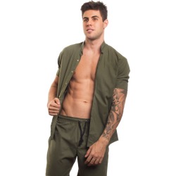 Conjunto masculino YA! Clothing verde militar