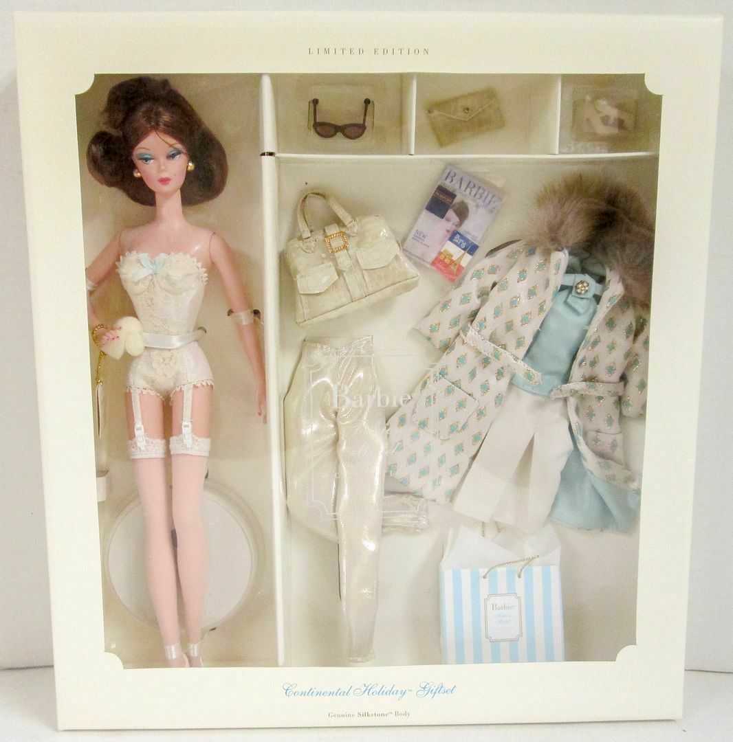 Continental Holiday Silkstone Barbie Giftset (Fashion Model Collection) (NEW)