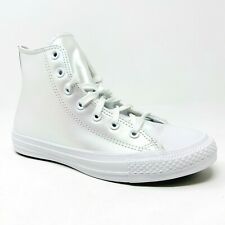 Converse Chuck Taylor All Star Hi White Iridescent 566094C Womens Casual Shoes