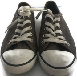 Converse Shoes | Converse All Star Womens Taupe Distressed Shoe S 5 | Color: Brown/Gray | Size: 5